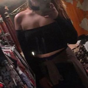 Off shoulder with attached choker